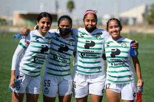 América Romero, Ana Flores, Alexandra Mercado, Martha Reyes | Santos vs Necaxa J8 A2021 Liga MX