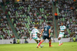 Ronaldo Prieto, Daniel Álvarez | Santos vs Puebla J9 A2021 Liga MX
