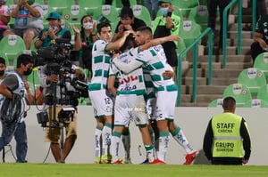 festejo de gol, Alessio Da Cruz | Santos vs Puebla J9 A2021 Liga MX