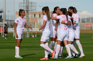 festejo de gol de Cinthya Peraza, Cinthya Peraza | Santos vs Pumas J13 A2021 Liga MX femenil