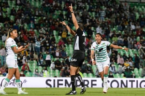 gol anulado de Paleta Gómez | Santos vs Tigres J17 A2021 Liga MX femenil