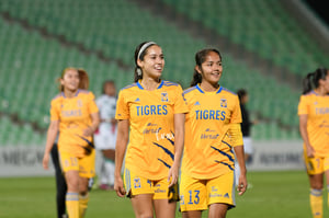 Greta Espinoza, Miriam García | Santos vs Tigres J17 A2021 Liga MX femenil