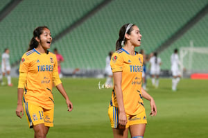 Greta Espinoza, Miriam García | Santos vs Tigres J17 A2021 Liga MX femenil