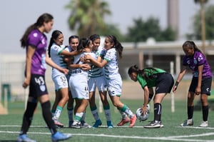 Celebran gol de Paulina, Maika Albéniz, Frida Cussin, Paulin | Santos vs Pachuca femenil sub 17 semifinales