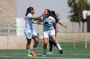 Celebran gol de Mereli, Frida Cussin, Mereli Zapata | Santos vs Pachuca femenil sub 17 semifinales