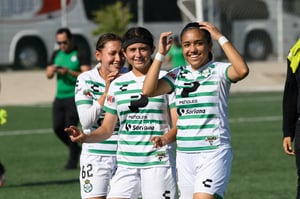 Tania Baca, Celeste Guevara, Perla Ramirez | Santos vs Pachuca femenil sub 17 semifinales