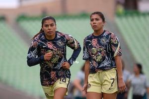 Amanda Pérez, Kiana Palacios | Santos vs America J9 C2022 Liga MX femenil