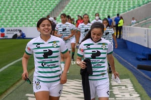 Karen Maprigat, Aidé Pérez | Santos vs America J9 C2022 Liga MX femenil
