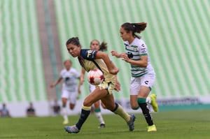 Lourdes De León, Kiana Palacios | Santos vs America J9 C2022 Liga MX femenil