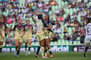 Santos vs America J9 C2022 Liga MX femenil @tar.mx