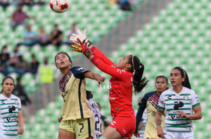Paola Calderón, Kiana Palacios | Santos vs America J9 C2022 Liga MX femenil