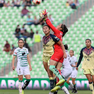 Paola Calderón, Kiana Palacios | Santos vs America J9 C2022 Liga MX femenil