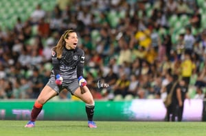celebra gol América, Renata Masciarelli | Santos vs America J9 C2022 Liga MX femenil