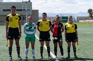 Capitanas Santos Atlas sub 18, Perla Ramirez, Frida Vallejo | Santos Laguna vs Atlas FC femenil J13 A2022 Liga MX