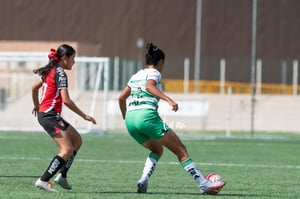 Frida Cussin, Ashleen Carrillo | Santos Laguna vs Atlas FC femenil J13 A2022 Liga MX