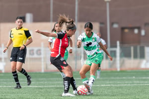 Ashley López, Aylin Salais | Santos Laguna vs Atlas FC femenil J13 A2022 Liga MX