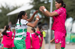 Ailin Serna, Brenda Saldaña | Santos Laguna vs Atlas FC femenil J13 A2022 Liga MX