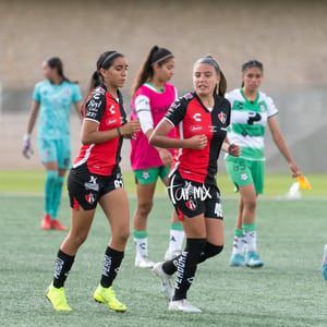 Ashley López, Laysha Félix | Santos Laguna vs Atlas FC femenil J13 A2022 Liga MX