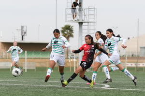 Audrey Vélez, Lizzy Rodríguez, María Carrillo, Noemí Villalo | Santos vs Atlas J6 C2022 Liga MX