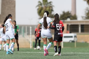 María Carrillo, Kenia Castañeda | Santos vs Atlas J6 C2022 Liga MX