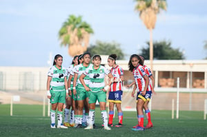 Abril Sierra, Celeste Guevara, Britany Hernández, Judith Fél | Santos Laguna vs Atlético de San Luis femenil sub 18