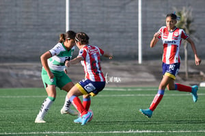Stefany Martínez, Britany Hernández, Laisha Hernández | Santos Laguna vs Atlético de San Luis femenil sub 18