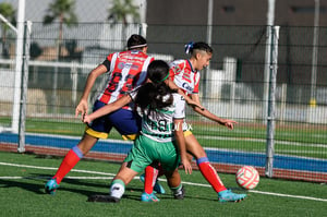 Tania Baca, Ghislane López, Laisha Hernández | Santos Laguna vs Atlético de San Luis femenil sub 18