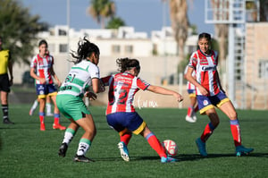 Stefany Martínez, Celeste Guevara, Laisha Hernández | Santos Laguna vs Atlético de San Luis femenil sub 18