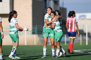 Del gol de Paulina Peña, Frida Cussin, Judith Félix, Paulina | Santos Laguna vs Atlético de San Luis femenil sub 18