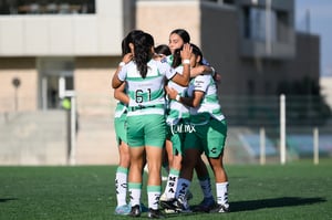 Del gol de Paulina Peña, Celeste Guevara, Paulina Peña | Santos Laguna vs Atlético de San Luis femenil sub 18