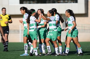 Del gol de Paulina Peña, Tania Baca, Celeste Guevara, Yessen | Santos Laguna vs Atlético de San Luis femenil sub 18