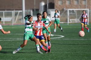 Frida Cussin, Layda Fernandez, Abril Sierra | Santos Laguna vs Atlético de San Luis femenil sub 18