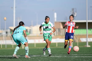 Layda Fernandez, Abril Sierra, Brenda Saldaña | Santos Laguna vs Atlético de San Luis femenil sub 18