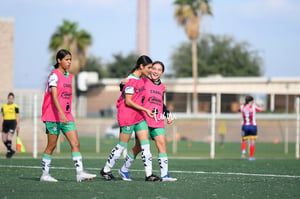 Alexia Valenzuela, Audrey Vélez, Nadia Jiménez | Santos Laguna vs Atlético de San Luis femenil sub 18