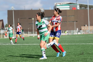 Ghislane López, Judith Félix | Santos Laguna vs Atlético de San Luis femenil sub 18
