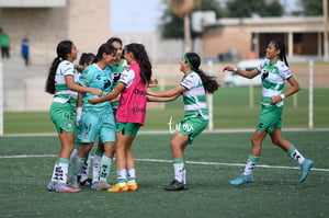Frida Cussin, Brenda Saldaña, Ailin Serna, Tania Baca, Yesse | Santos Laguna vs Atlético de San Luis femenil sub 18