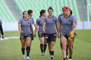 Karen González, Perla Navarrete | Santos Laguna vs FC Juárez femenil, jornada 16