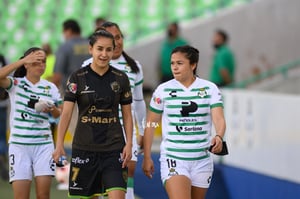 Aidé Pérez, Perla Navarrete | Santos Laguna vs FC Juárez femenil, jornada 16