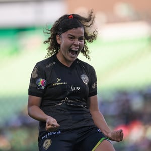 Celebra gol Curiel, Alejandra Curiel | Santos Laguna vs FC Juárez femenil, jornada 16