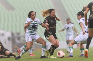 Karyme Martínez, Andrea Hernández | Santos Laguna vs FC Juárez femenil, jornada 16