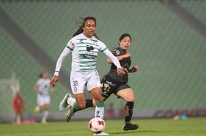 Mariela Jiménez, Silvia Elicerio | Santos Laguna vs FC Juárez femenil, jornada 16