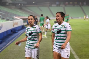 Karen Maprigat, Aidé Pérez | Santos Laguna vs FC Juárez femenil, jornada 16