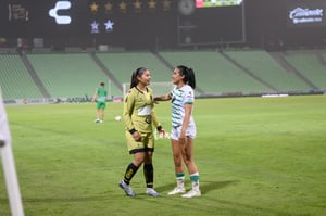 Lucero Lara, Diana García | Santos Laguna vs FC Juárez femenil, jornada 16