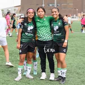 Celeste Guevara, Nadia Jiménez, Mereli Zapata | Santos Laguna vs Leon FC Liga MX Femenil sub 18