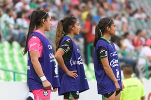Paola Calderón, Marianne Martínez, Maika Albéniz | Santos Laguna vs León femenil J5