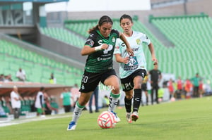 Judith Félix , Lixy Rodríguez | Santos Laguna vs León femenil J5