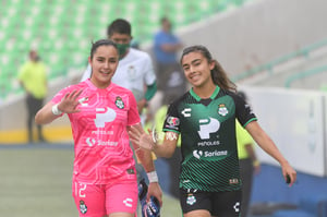 Paola Calderón, Marianne Martínez | Santos Laguna vs León femenil J5