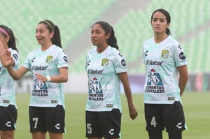 Liliana Sánchez, Brenda Díaz, Madeleine Pasco | Santos Laguna vs León femenil J5