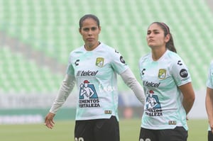 Yashira Barrientos, Marcela Valera | Santos Laguna vs León femenil J5