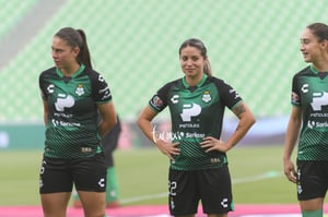 Priscila Padilla, Sheila Pulido, Lourdes De León | Santos Laguna vs León femenil J5